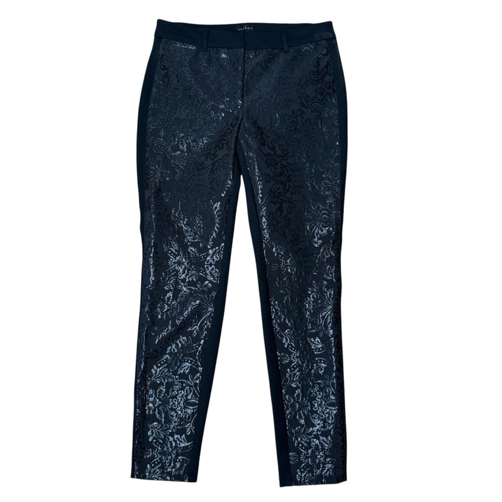 White House Black Market WHBM the skinny jacquard Size 4 Pants